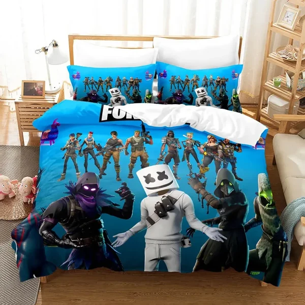 Detailed Fortnite Gaming Doona Cover Contemporary