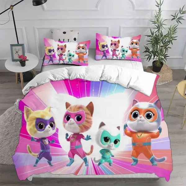 Safe Super Kitties Doona Cover Dependable
