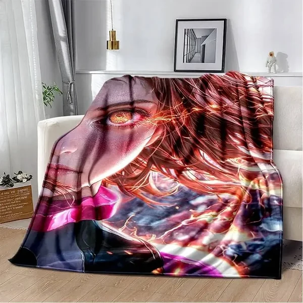 Recyclable Anime My Hero Academia Ochaco Uraraka Throw Blanket Sustainable