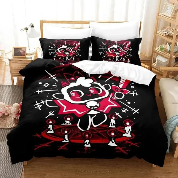 Reusable Cult Of The Lamb Gaming Doona Cover Environmentally Friendly