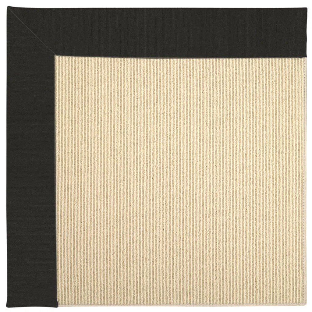 Consistent Creative Concepts Rug – Beach Sisal Canvas Black Verified