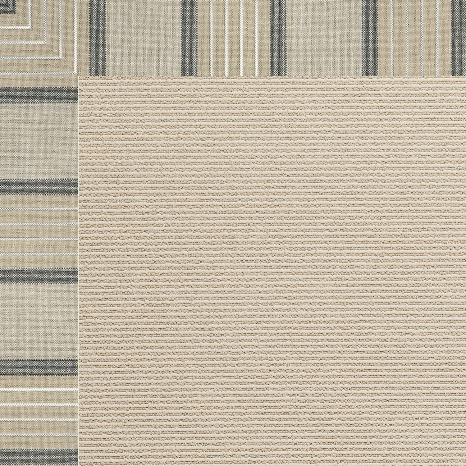 Flexible Creative Concepts Rug – Beach Sisal Cove Pebble Solid