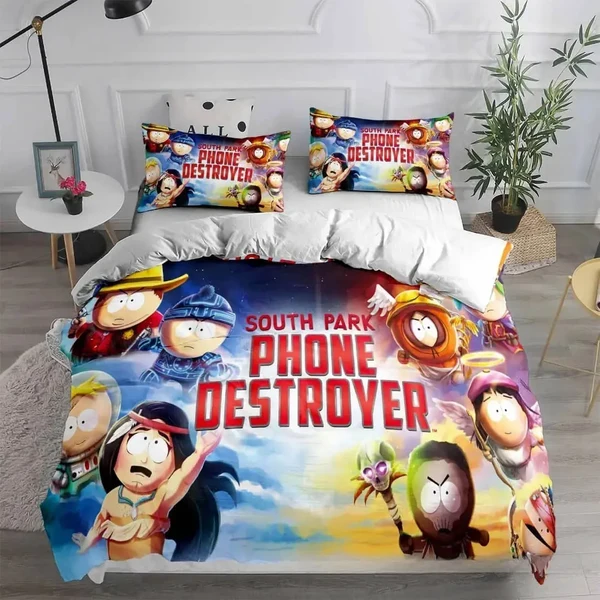Traditional 3D South Park Doona Cover Fine
