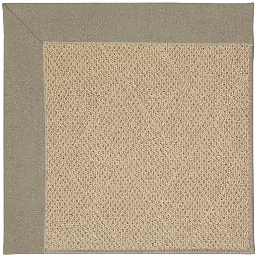 Efficient Creative Concepts Rug – Cane Wicker Canvas Taupe Genuine
