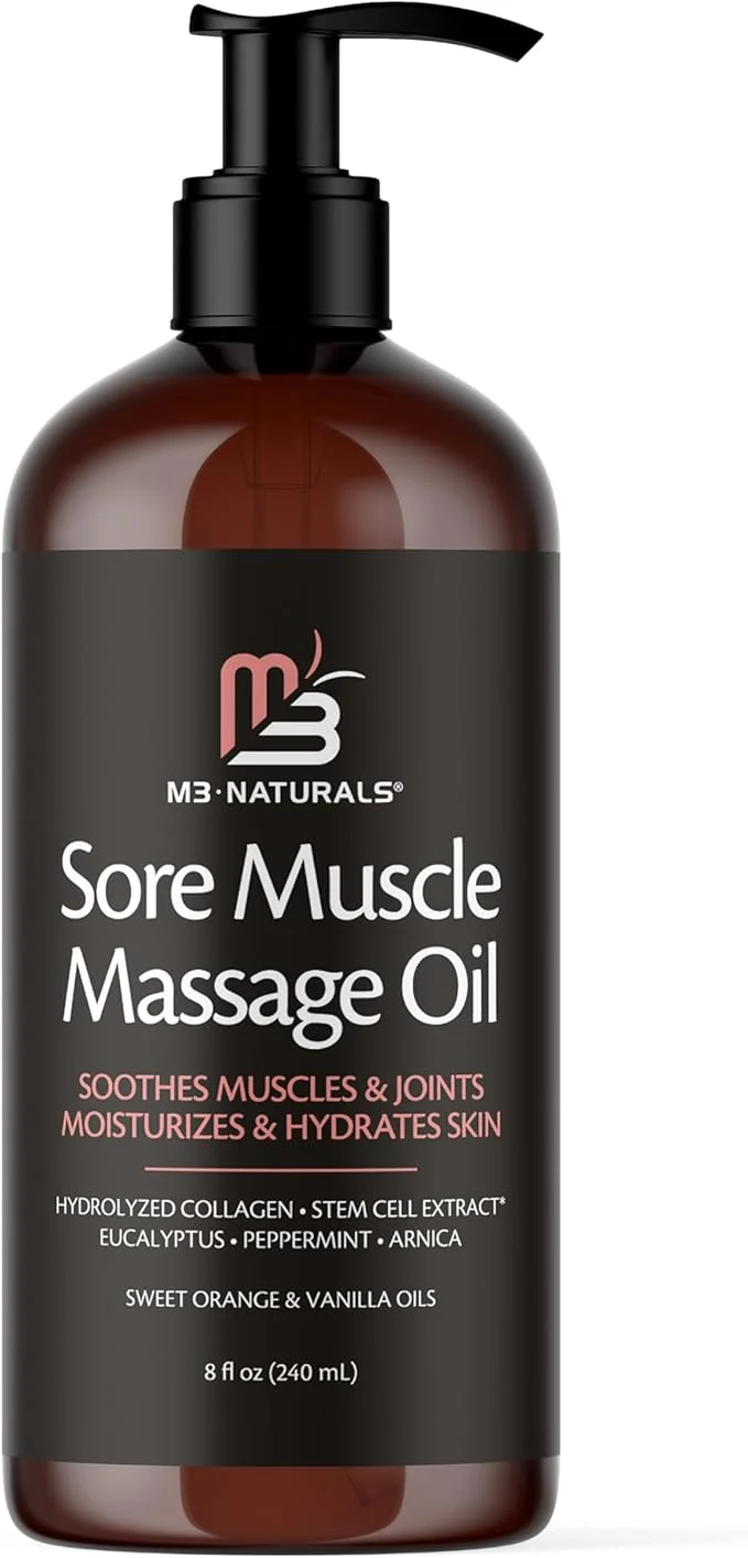 Clean Arnica Sore Muscle Massage Oil Reusable