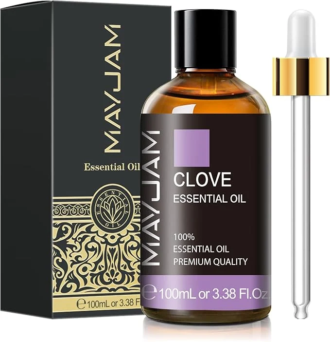 Excellent Clove Essential Oil 3.38FL.OZ Pure Essential Oils by MAYJAM Large Volume Fashionable