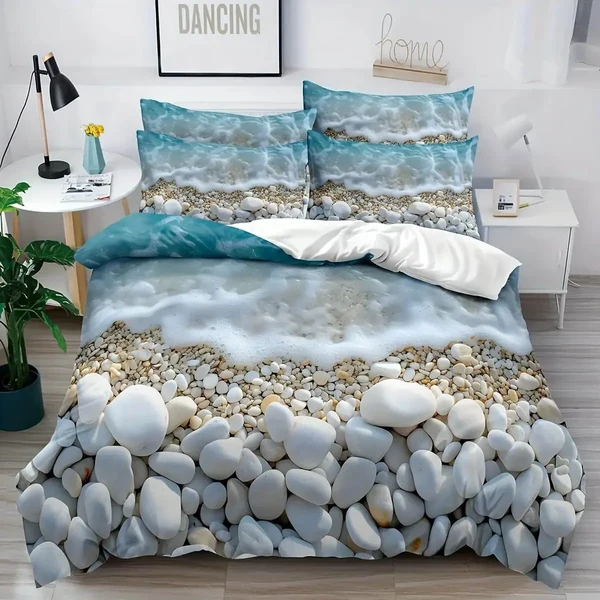 Premium Seaside Oasis Duvet Cover Luxury