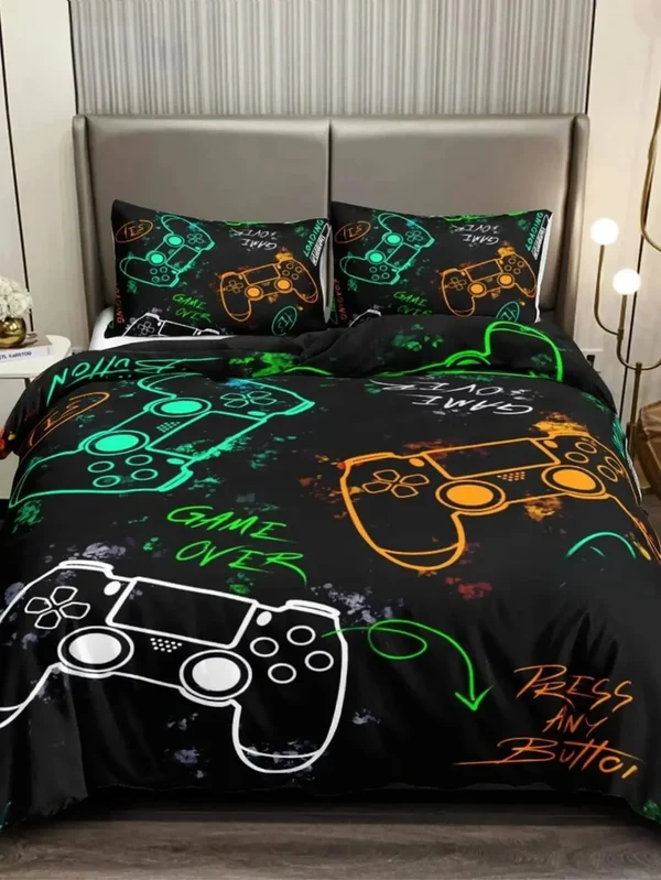 Genuine 3D Gaming Console Duvet Cover Crafted