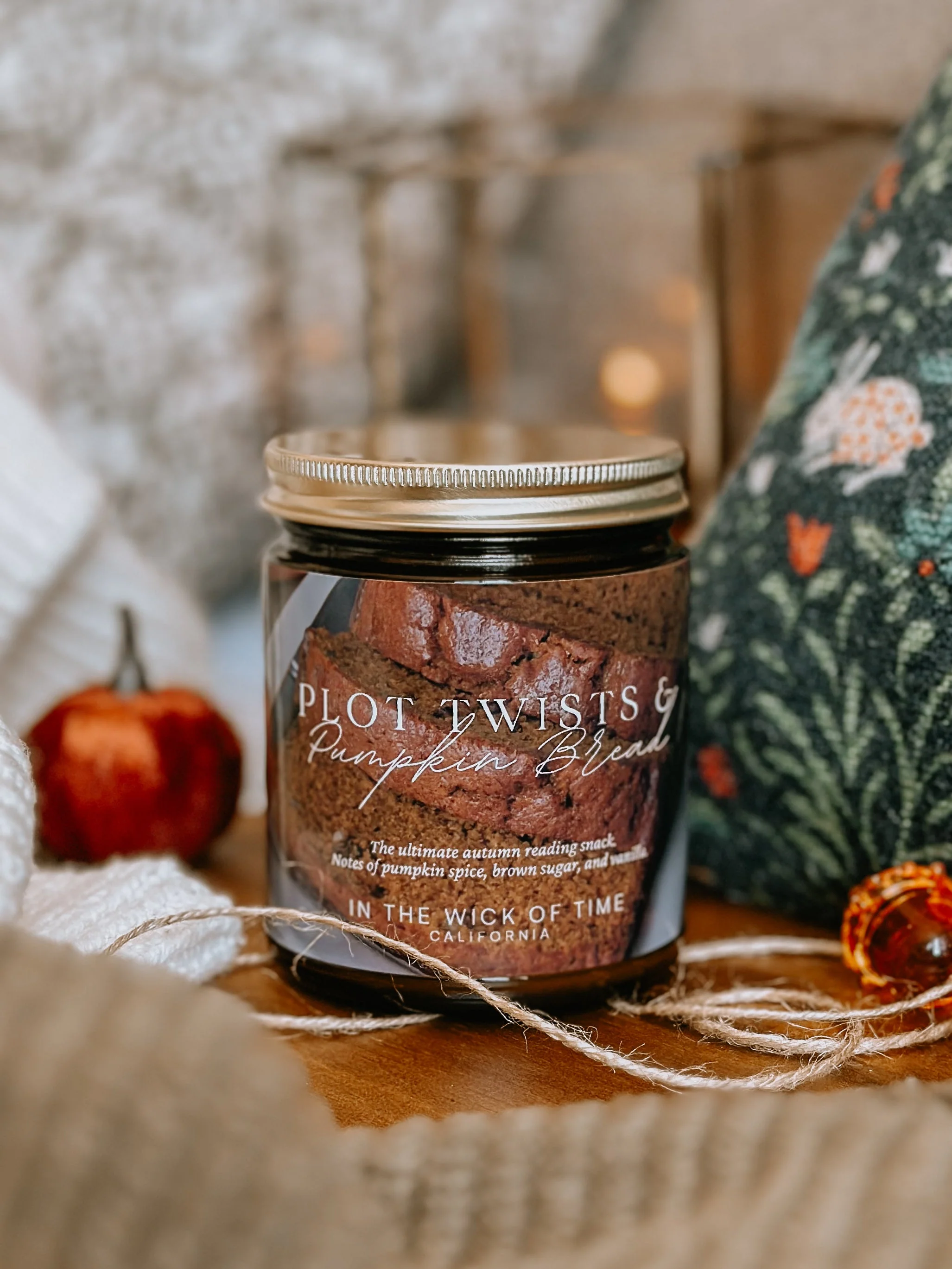 Artisan Plot Twists amp Pumpkin Bread Candle Official
