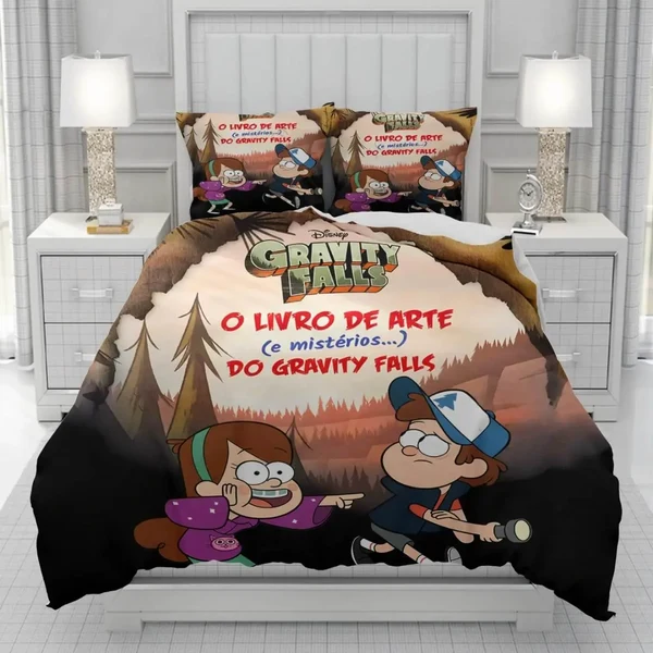 Modern Gravity Falls 3D Quilt Cover Premium Material