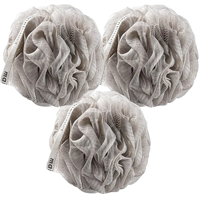 Reliable MainBasics Bath Shower Loofah Sponge Pouf Body Scrubber Exfoliator Body Wash Carefully Designed