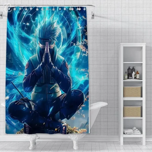 Organic Anime Hatake Kakashi Shower Curtain Smooth