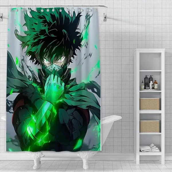 Genuine My Hero Academia Izuku Shower Curtain Fine Crafted