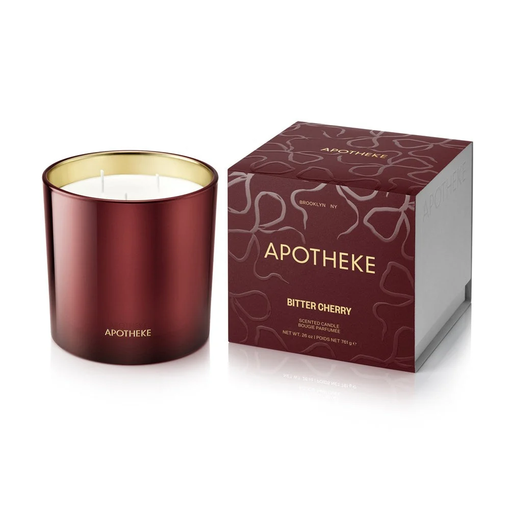 Durable Bitter Cherry 3-Wick Candle Breathable