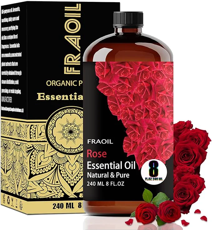 First-Class Rose Essential Oil Rose Oil 8 Fl Oz 240ML World-Class