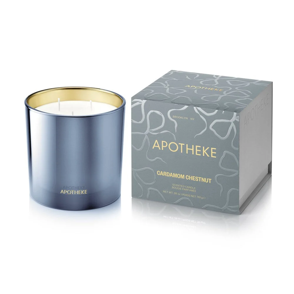 Outstanding Cardamom Chestnut 3-Wick Candle World-Class