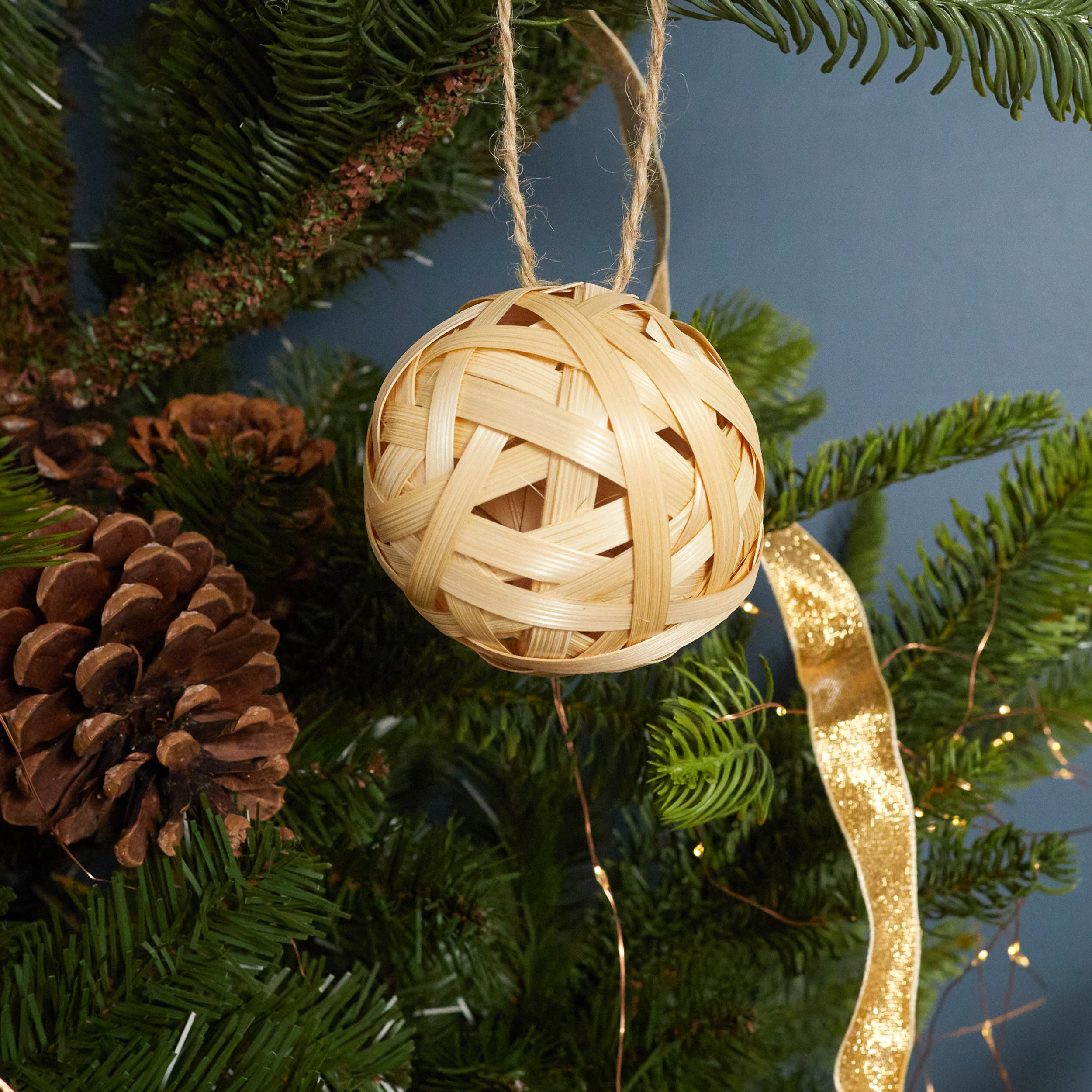 Advanced Bamboo Globe Ornament Medium Responsible
