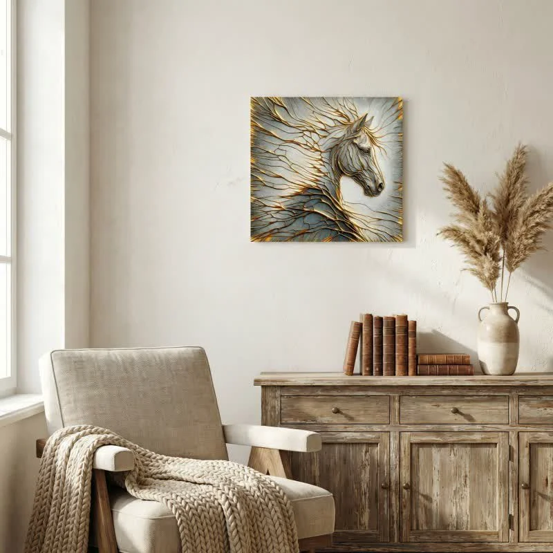 Specialty Ownkoti Horse 3D Effect Decorative Wall Art Elite
