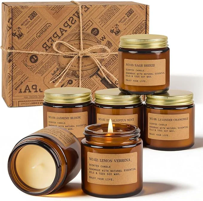 Relaxed Candles for Home Scented Pure