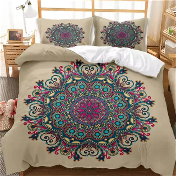 Unique Bohemian Mandala Duvet Cover High-Performance