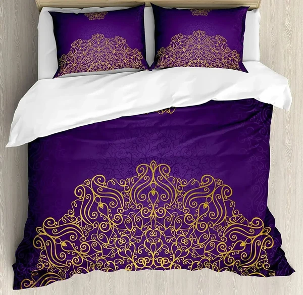 Carefully Designed Henna Mandala Doona Cover Verified