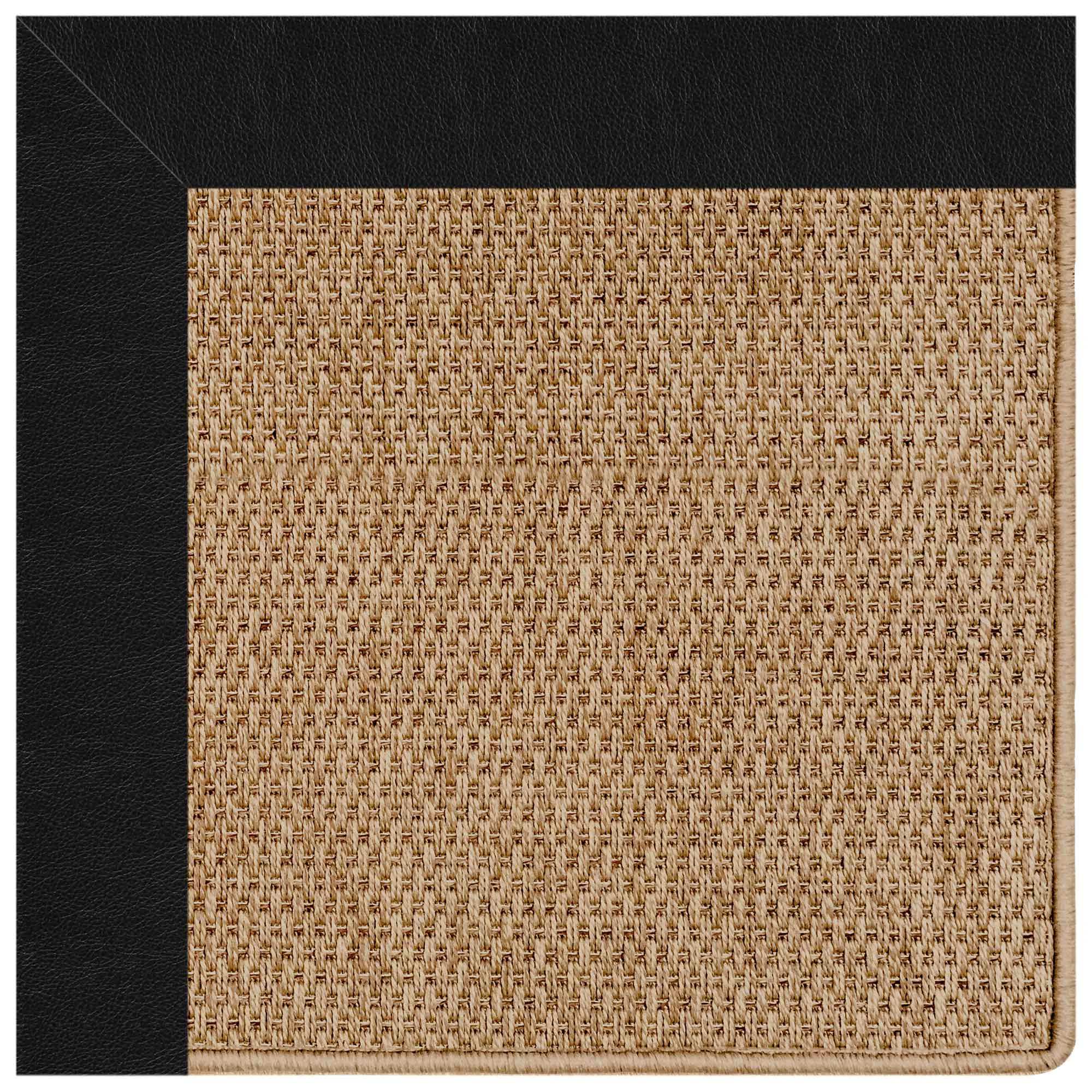 Fine Crafted Islamorada Rug – Basketweave Classic Black Soft