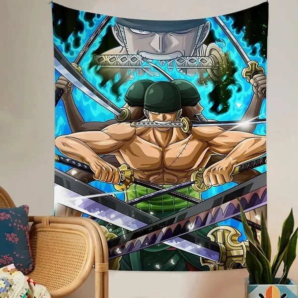 Sustainable Roronoa Zoro Anime Wall Art High-Performance