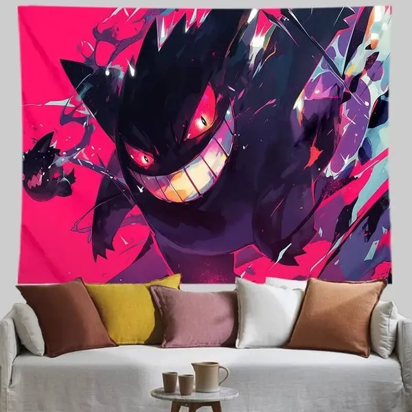 Powerful 3D Gengar Pokemon Wall Hanging Consistent