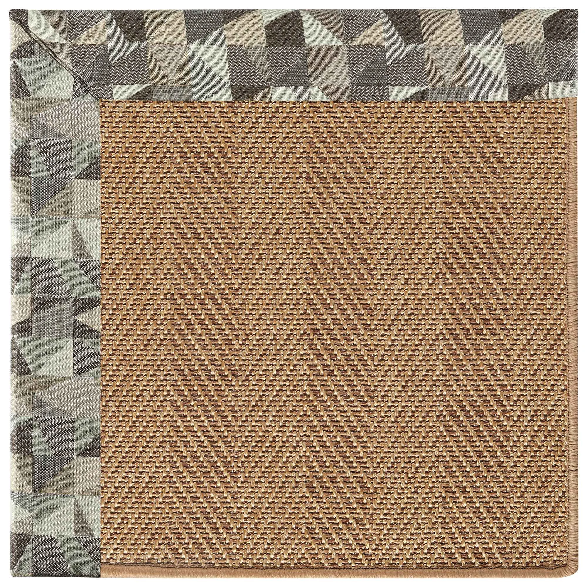 Advanced Islamorada Rug – Herringbone Geo Bronze Detailed