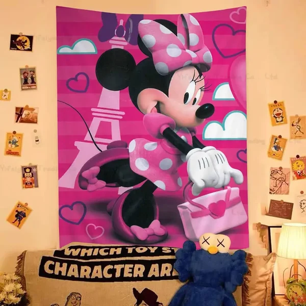 High-Performance Minnie Mouse Wall Tapestry Natural