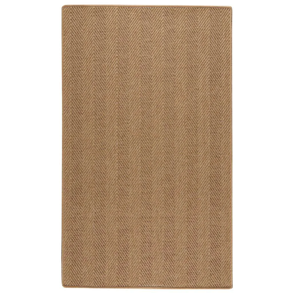 Convenient Islamorada Rug – Herringbone-Serged Green