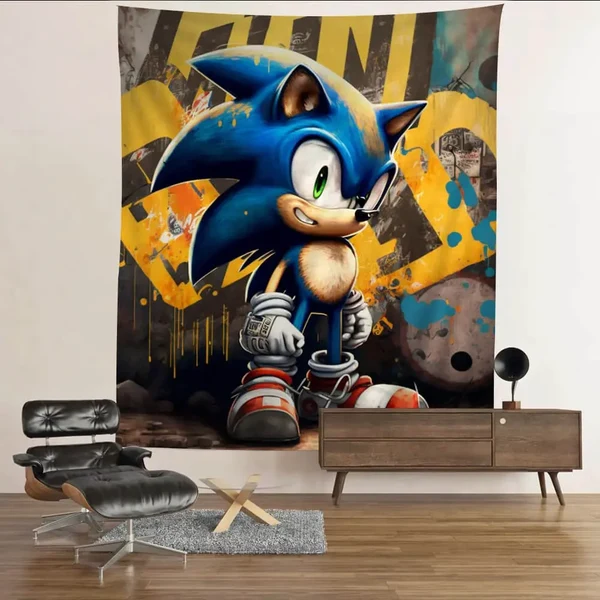 Contemporary 3D Sonic Tapestry High-End