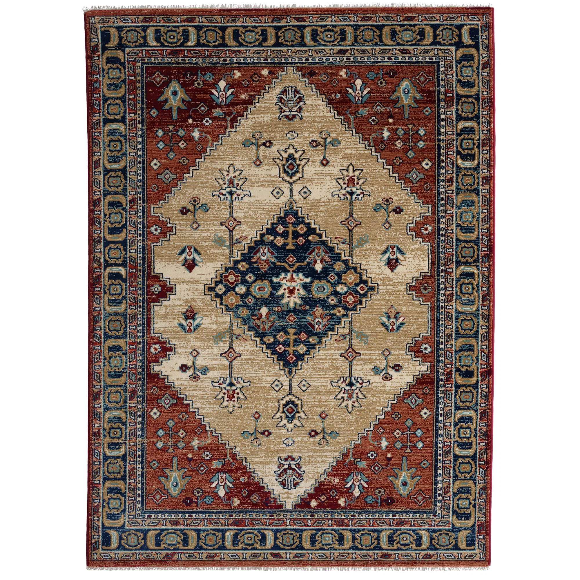 Refined Jules Rug – Serapi Rust Authentic