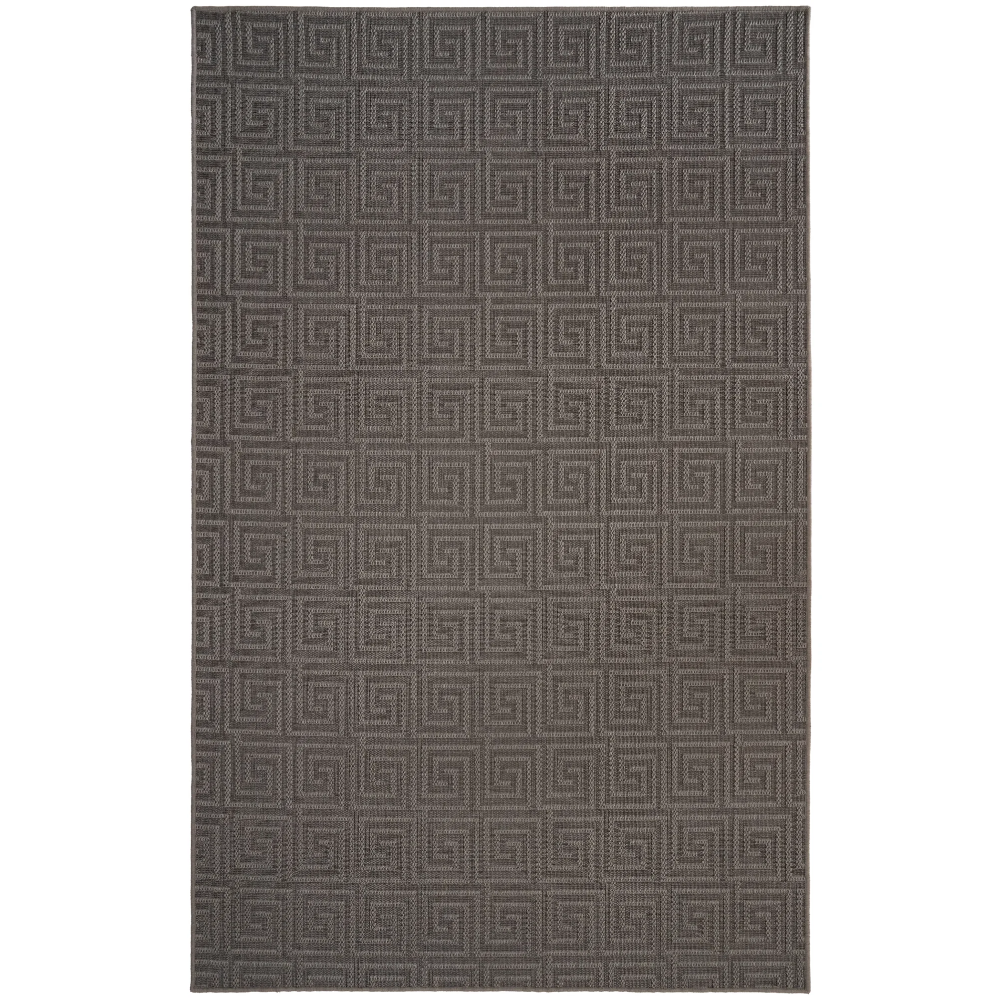 Functional Kasya Graphite Rug Enhanced