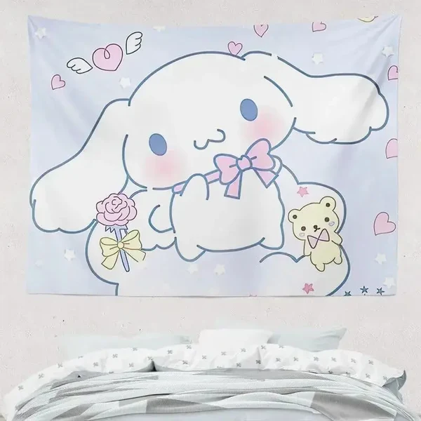 Authentic Sanrio Cinnamoroll Wall Tapestry Superior