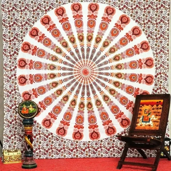 Advanced Mandala Boho Wall Drape Fine Crafted