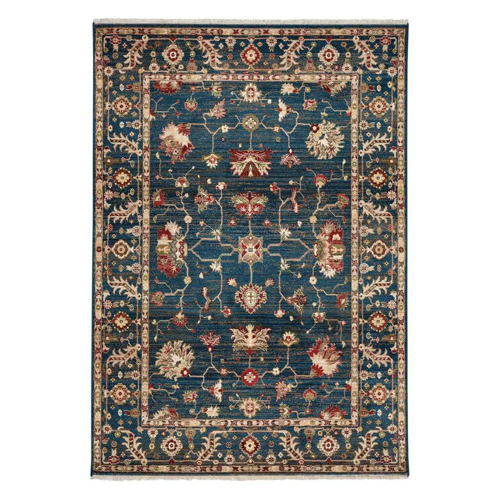 Versatile Landis Rug – Keshan Cerulean Blue Trendy
