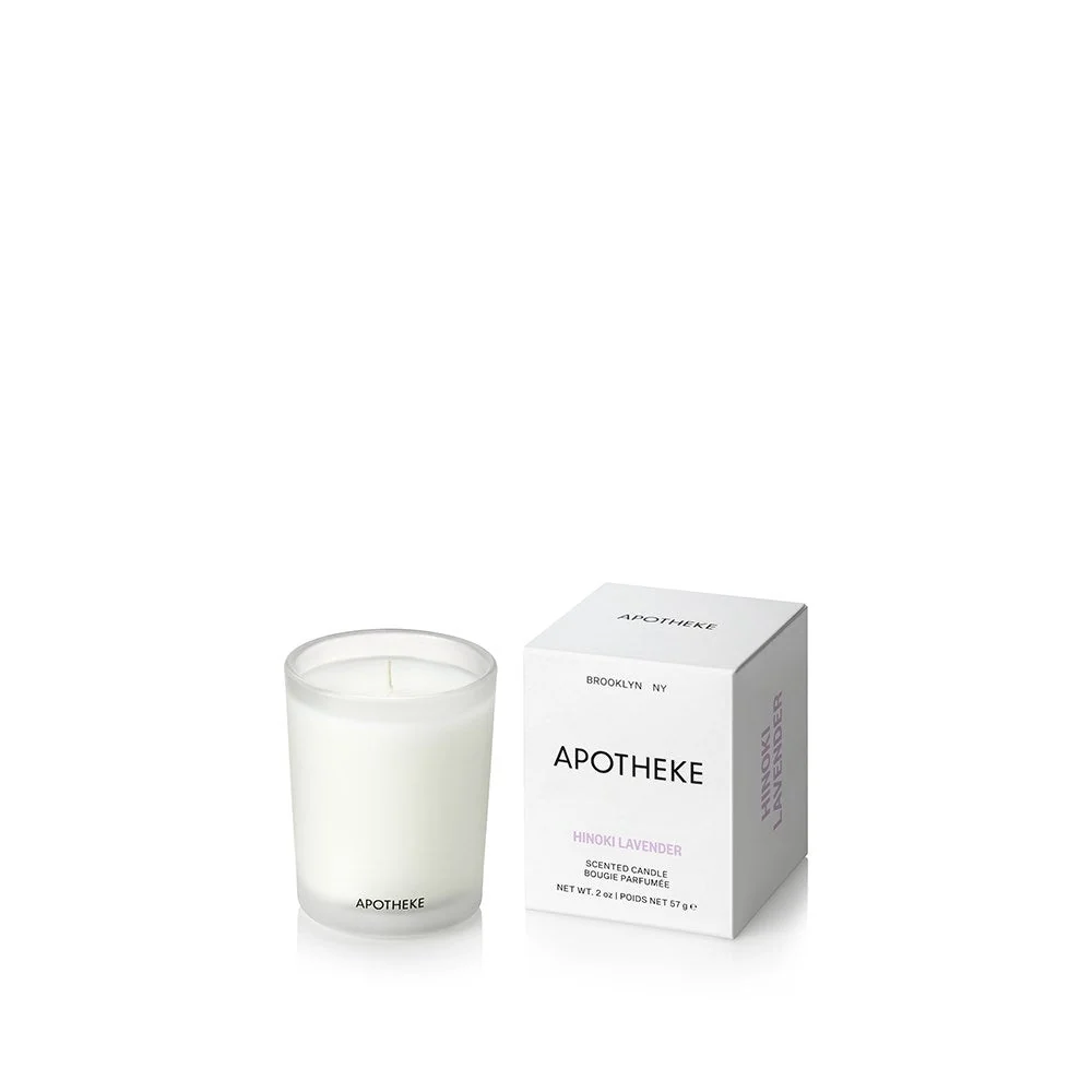 Minimalist Hinoki Lavender Votive High-Grade