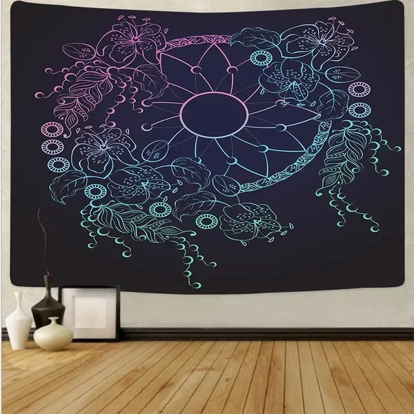 Casual Mandala Dreamcatcher Tapestry Panel Trusted