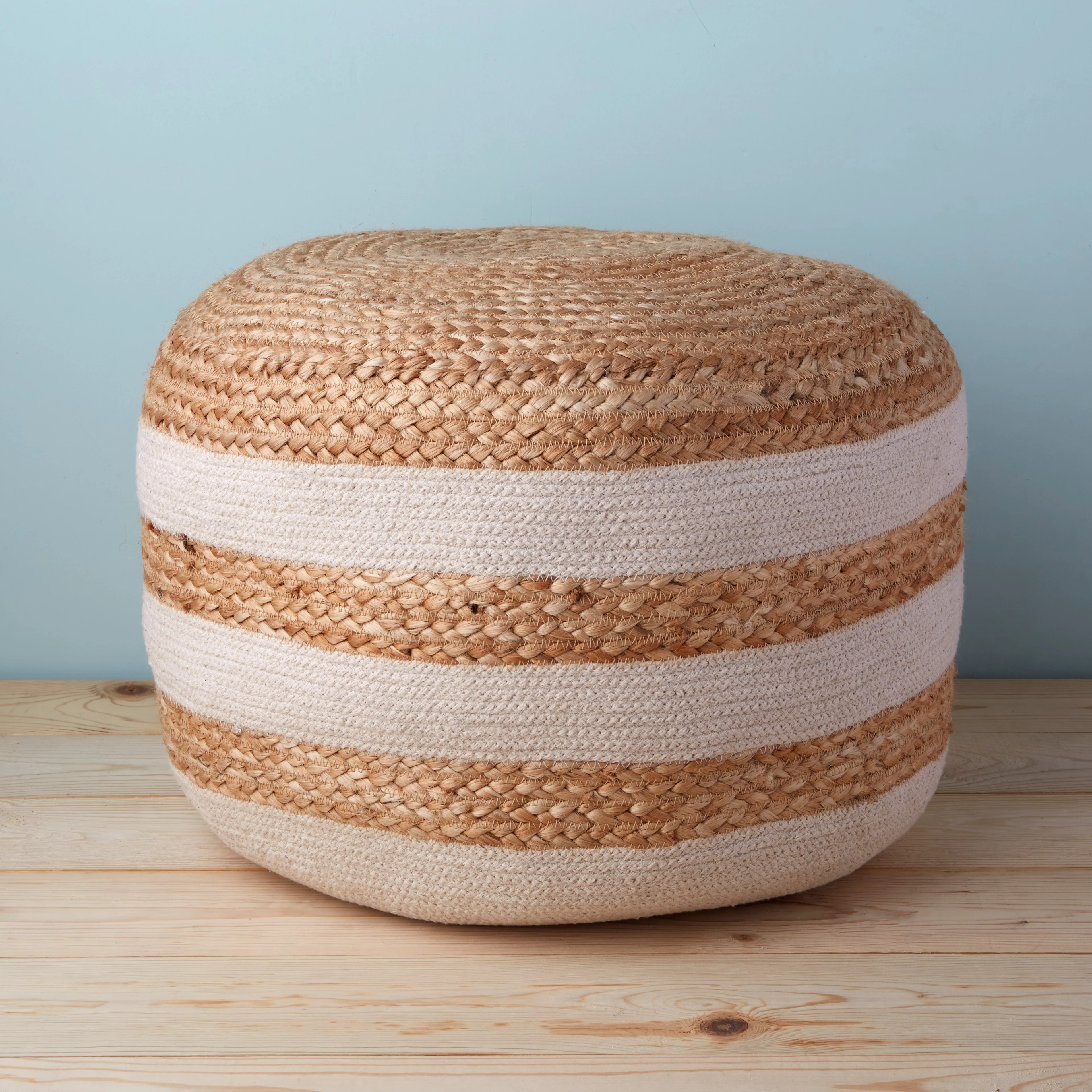Prestigious Rafi Jute Pouf Dependable