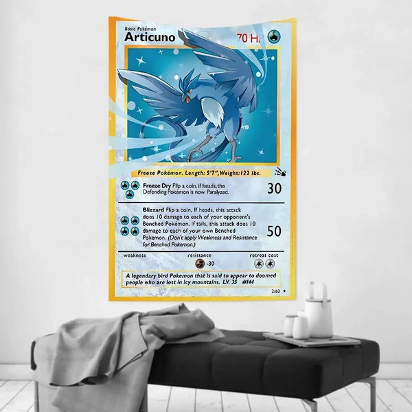Pure Articuno Wall Tapestry – Pokemon TCG Tapestry Genuine