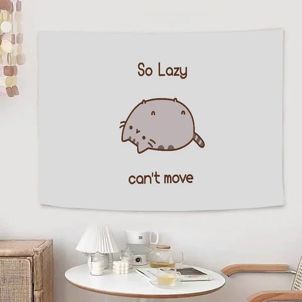Safe Pusheen Cat Tapestry Effective