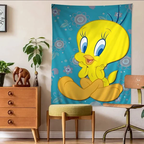 Professional Tweety Wall Tapestry Casual