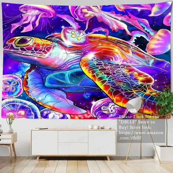 Safe Ocean Dream Sea Turtle Wall Hanging Fine