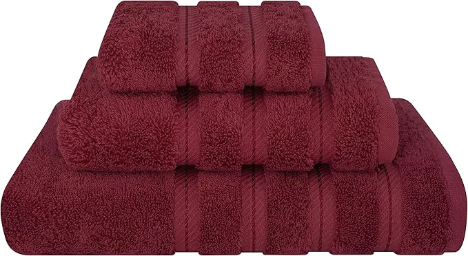 Long-Lasting American Soft Linen Premium 3 Piece Towel Set 1 Bath Towel 1 Hand Towel 1 Advanced