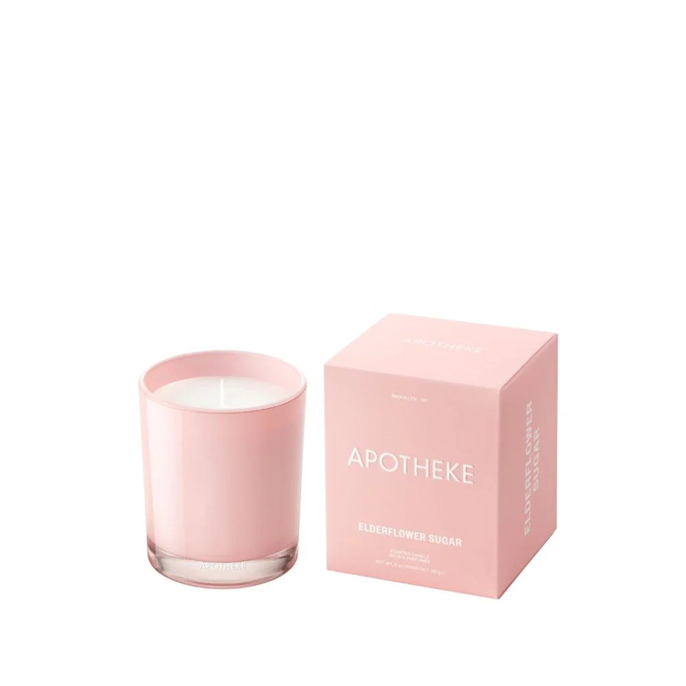 Minimalist Elderflower Sugar Petite Candle Original Design