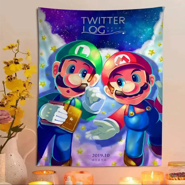 Selected Super Mario Wall Tapestry Official