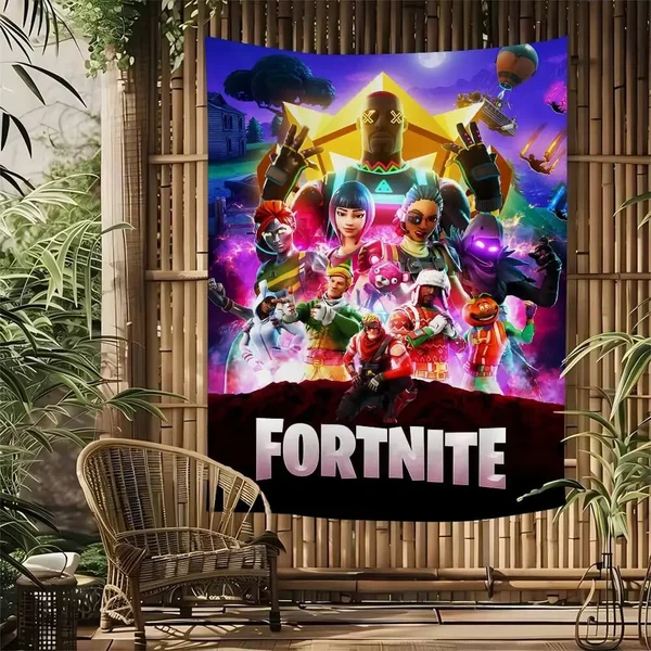 Relaxed Fortnite Wall Tapestry Soft
