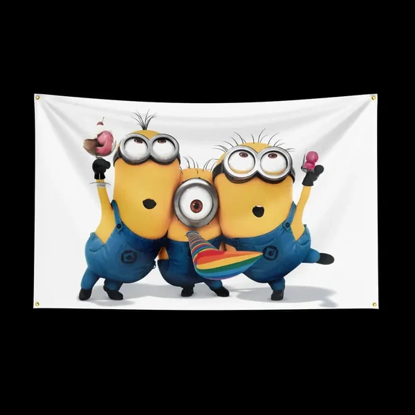Fine Crafted Minions Wall Tapestry Modern