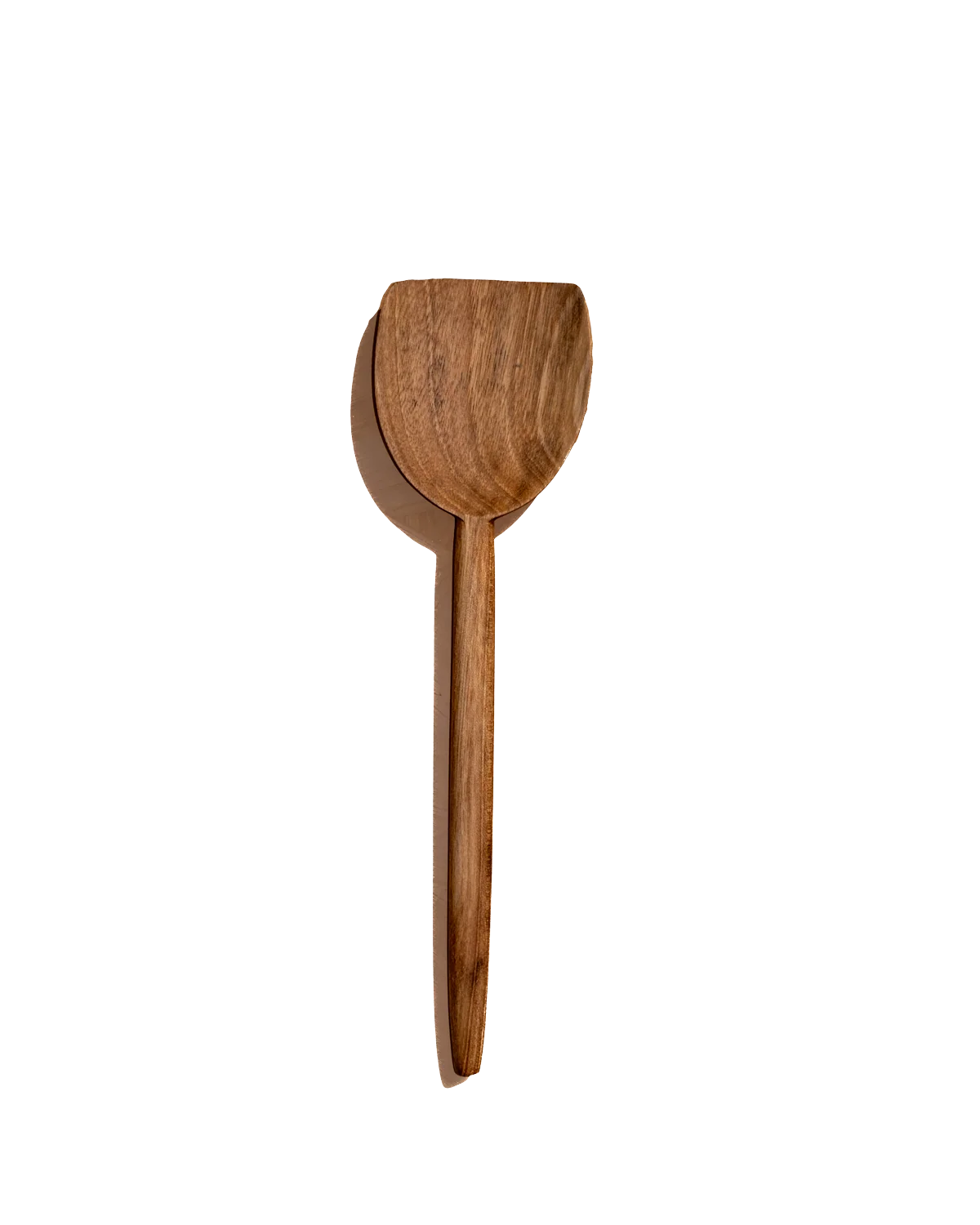 User-Friendly Walnut Curved Spatula Enhanced